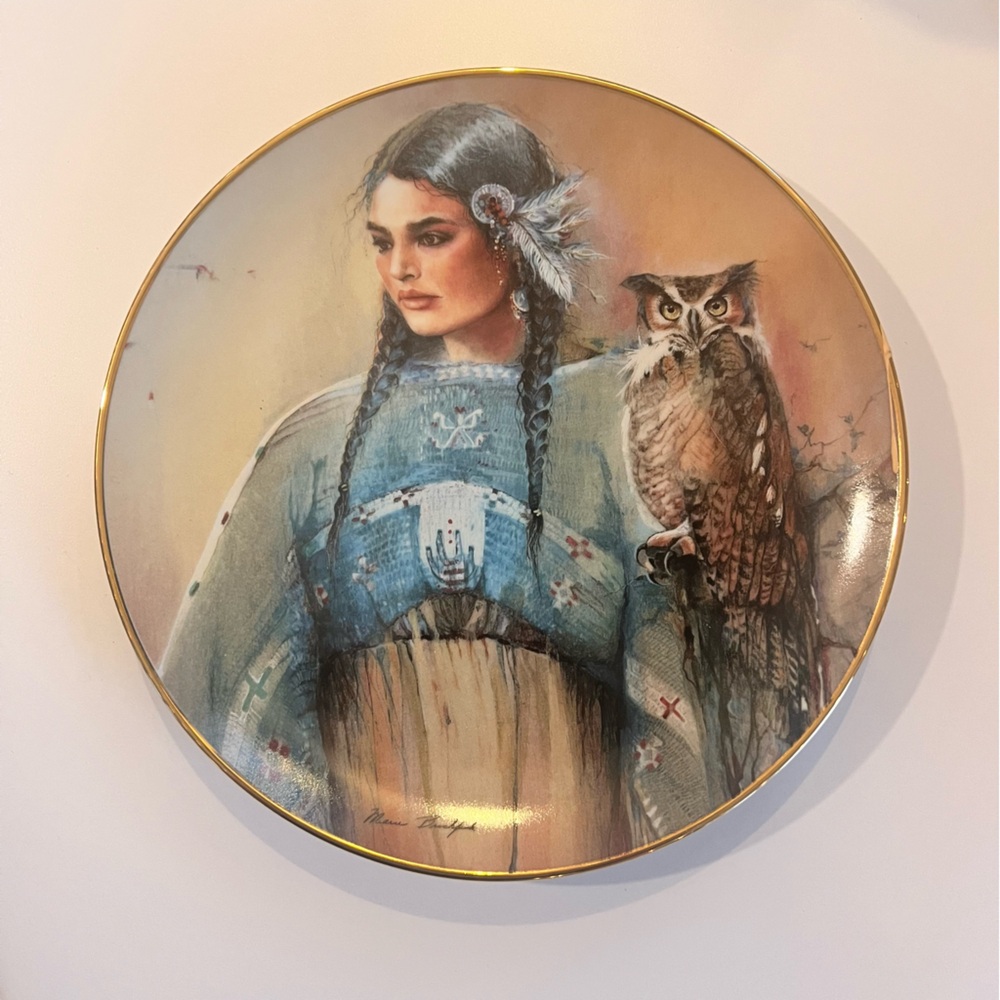 Princess Of Wisdom by Marie Buchfink Franklin Mint Collector Plate